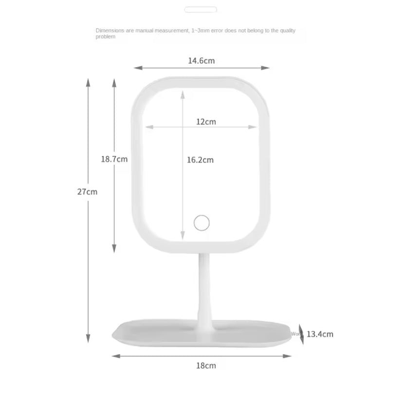 Miroir lumineux sans fil - EasyBeauty